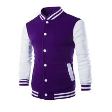 Plus Size Men's Versity College Wholesale Blank Varsity Custom Logo Plain Letterman thumbnail-3