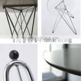 MDF Top Living Room Coffee Table Wire Leg Table thumbnail-3