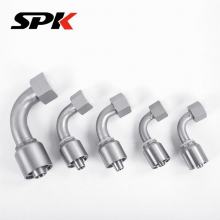 Parker One-Piece Hose Crimp Fittings, Metric Crimp-Type Three-Piece Hose Fittings, Rubber Hose Crimp Fittings thumbnail-3
