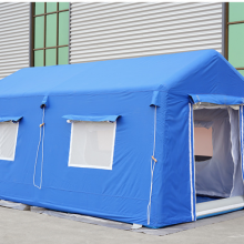 Hurricane-Resistant Disaster Relief Tent With Windproof Design and Ground Stakes thumbnail-4