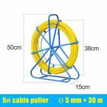 Heavy‑Duty Cable Threading Device With Glass Fiber Rod & Thickened Steel Frame | Multi‑Size Pipe Puller for Electricians & Telecom Installers thumbnail-1