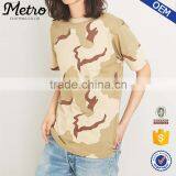 New Style Custom Mens Tricolour Desert Camo T Shirts