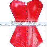 Corset Burlesque Basque Boned Lace Up Corsets Fancy Dress Costume thumbnail-2