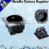 1 Round Pin Black and White Desktop Power Outlet thumbnail-1