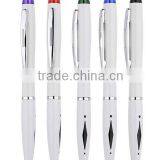 2014 White Promotional Plastic Ball Pen for Student or Office