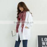 Wholesale New Style Lady Fashion Striped Voile Cotton Scarf Quality Choice thumbnail-6