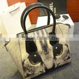2015 new style fashion ladies handbags with cute cat for girls