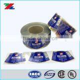 Crystal Custom Self Adhesive Drinking Bottle Label Printing, Mineral Water Plastic Bottle Packaging Label Custom Brand Printed