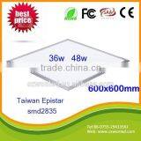 Taiwan Epistar 36w Panel Light Led High Luminous Flux Indoor Led Panel 600 600