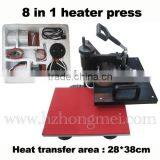 Best Sales High Quality 8 in 1 Combo Heat Press Machine thumbnail-1