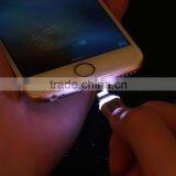 USAMS US-SJ054 U-LIGHT Series Touch Activated Cable for Iphone5/5s/6/6s 1m 2A LED Light Metal Cable for Iphone6plus/6splus thumbnail-1