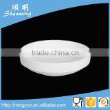 White Deep Round Plastic Soup Plate
