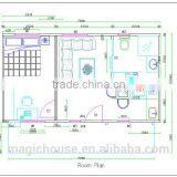 2016 Latest Modern Easy Assembly and Cheap Modular Homes/summer Hot Sale Light Steel Structure Prefab House/great Room Plan thumbnail-4