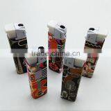 2016 Customized Sticker Refillable Plastic Electronic Lighter for Cigarette thumbnail-3