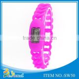 Customized cute waterproof fashionable silicone watches