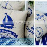 Wholesale & Retails SAIL Jute Cushion Covers Pillow Cases Pillow Cover 45x45cm thumbnail-1