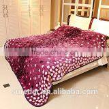 Super Soft Printing Polyester Plush Mink Blanket Queen Size thumbnail-1