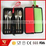 Wholesale Easy to Carry 6 Pcs Dinnerware Set With Plastic Handle in Foldable Nylon Bag thumbnail-1