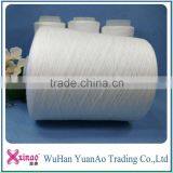 Polyester Paper Cone Yarn Spun Polyester Raw White Yarn in China 50s/2 thumbnail-1