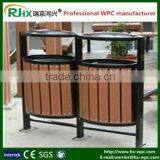 Long Shelf Life Wood Plastic Composite Garbage Cabins