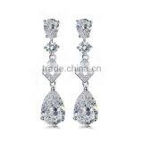AAA+ Cubic Zircon Elegant Water Drop Earrings for Wedding Party Women's Fashion Jewelry Earrings thumbnail-1