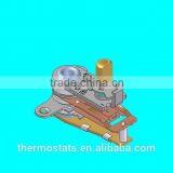 Adjustable bimetallic steam iron Thermostat