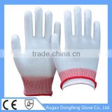 Top Quality PU Coated Polyester Liner Industrial PU Gloves EN388
