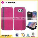 Colorful Mobilephone Case for Samsung Galaxy s6 New Wallet Leather Case thumbnail-6