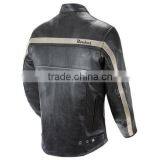 New! Motorbike Racing Jacket /100% Real Leather Jacket / Leather Garment thumbnail-2