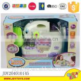 New products for children home appliance toy electric mini sewing machine with flash