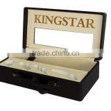 Customized PU Leather Wine Packaging Box With Opener Tools thumbnail-2