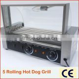 CE high quality hot dog roller grill machine