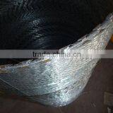 Galvanized razor wire fencing