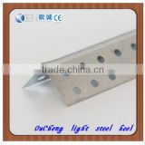 Slotted steel angle