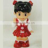 Plastic Postgirl Saving Box With a Red Dress ,money Box ,coin Bank thumbnail-1