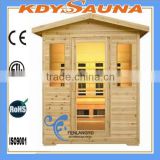 high quality 4 person pine outdoor sauna for sale