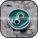 Colorful 2-hole Abs Plastic Buttons For Children