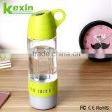 2016 Most Popular Portable Outdoor 2 in 1 Water Bottle Bluetooth Speaker Wireless Waterproof