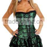 Wholesale sexy evening dress shapewear bustier corset western dress