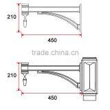 D022 Classic Outdoor Lighting Standard Street Lamp Arm thumbnail-2