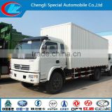 2015 new mini van lorry Dongfeng 4x2 container body good quality container cargo truck