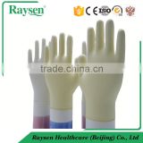 100% latex disposable surgical gloves powdered/powder free