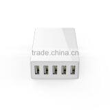 Trusda Private Label 5V 2.4A Portable USB Wall Charger 5 Ports Mobile Charger thumbnail-1
