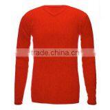 Classical Mens V-Neck Cashmere Sweater Wholesale thumbnail-2