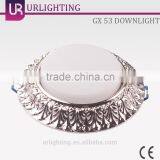 Antique Style Zinc Alloy Ceiling Light, Downlight With Golden GX 53