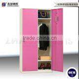 Metal Stainless Locker Swing Door Steel Locker Office Clothes Wardrobe thumbnail-5