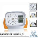 Pearl Sweep Wood LCD Alarm Clock E610