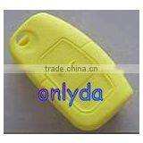 Fashion Promotional Gifts for Friends Yellow Silicone Key Cover Silicone Skin Cover for Car Key