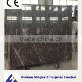 36x36 Polished Black Marble Tile With White Veins on Sale thumbnail-2