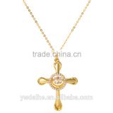 Daihe necklace with 24k gold plated&high quality crystal